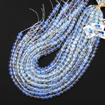 Faceted Opalite Heart Beads 8mm 15.5" Strand
