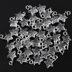 AAA Hand Carved Genuine Natural Rock Quartz Starfish Charm Pendant