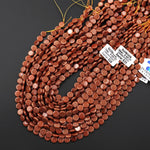 AAA Sparkling Gold Sandstone Aka Goldstone 8mm Smooth Round Beads 14.5" Strand