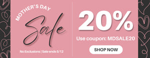 Mother's Day Sale 20% off;  Regular coupons are SAVE ON YOUR ORDER: 20% OFF $500: WS20; 15% OFF $200: WS15; 10% OFF $100: WS10