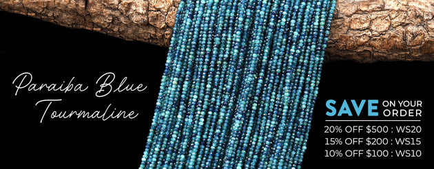 AAA Natural Paraiba Blue Tourmaline Faceted 2mm Rondelle Beads Indicolite Gemstone 15.5