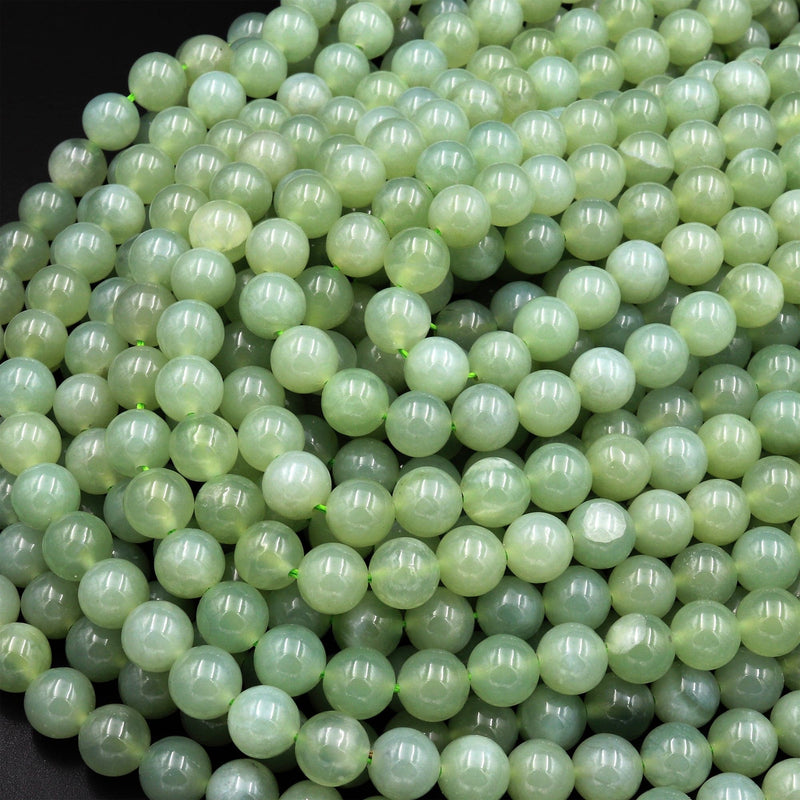 Green & Purple Mountain Jade 8mm Round Beads – Estate Beads & Jewelry