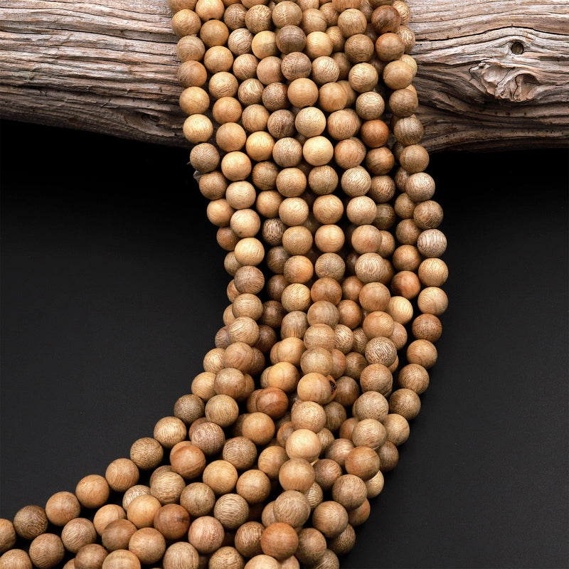 Hambaba wood beads, large wood beads, natural wood beads, twist