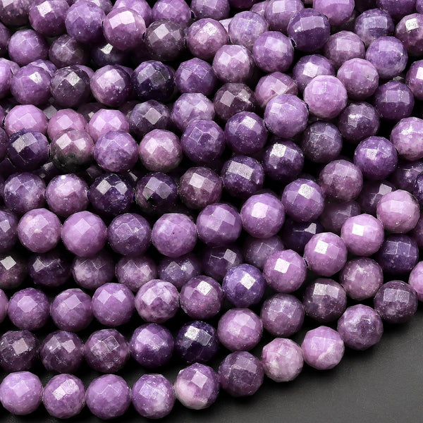 AA Natural Violet Purple Lepidolite 4mm 6mm 8mm Round Beads 15.5 Stra –  Intrinsic Trading