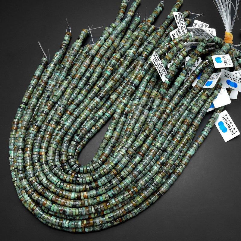 Turquoise Heishi Beads-4.5-5mm - A Grain of Sand