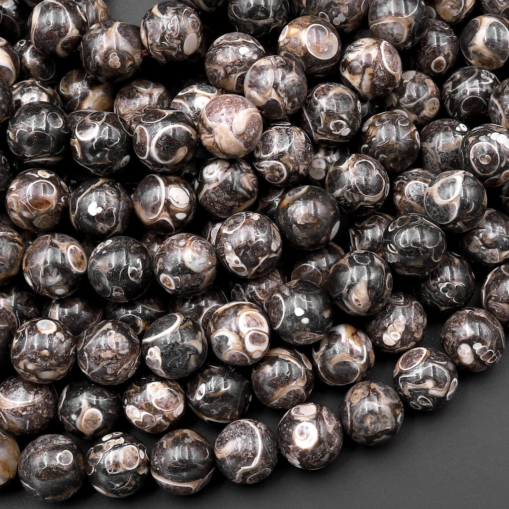 Large Hole Beads Titanium Pyrite Smooth Round 8mm 10mm Beads – Intrinsic  Trading