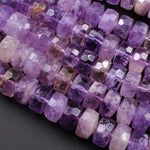 Large Natural Ametrine Faceted Rondelle Nugget Natural Purple Yellow 14mm Wheel Nugget Beads 16" Strand