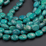 Natural Turquoise Freeform Pebble Nuggets 9mm Genuine Real Stunning Blue Turquoise Gemstone Beads 15.5" Strand