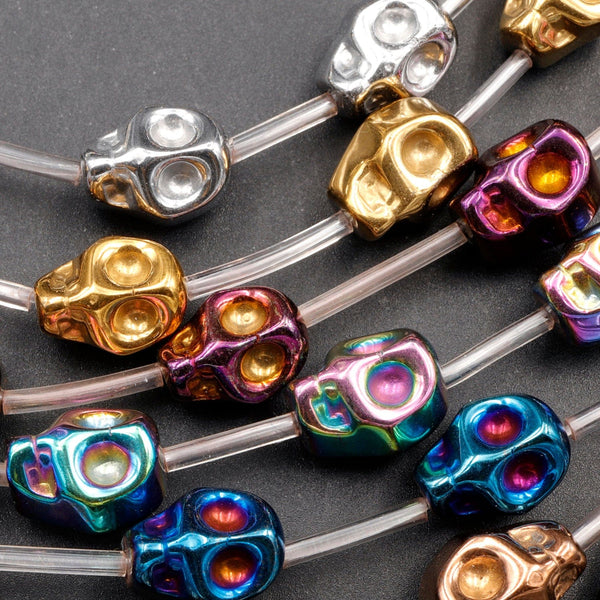 Gunmetal MAGNETIC Hematite Beads  Round Natural Gemstone Beads - 4mm –  Only Beads
