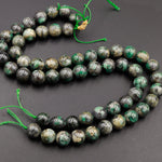 Real Genuine 100% Natural Green Emerald Gemstone Round Beads Large 14mm 16" Strand