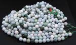 Natural Burmese Burma Jade Beads 12mm Round Soft Green Real Genuine Jade Large Round Gemstone 16" Strand