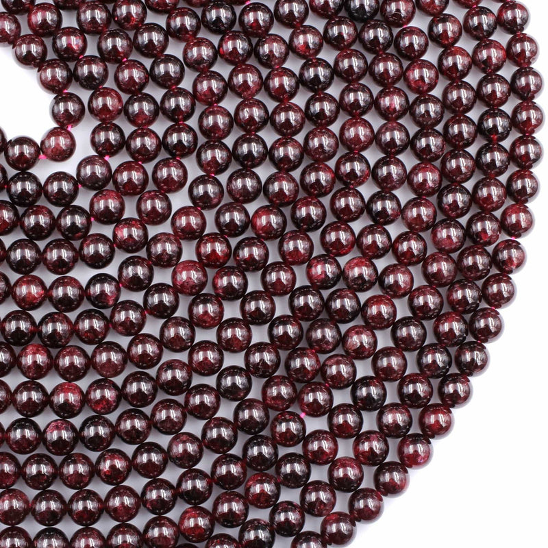 12/0 Glass Seed Beads, Transparent, Round, Red, 2mm, Hole: 1mm, about  3100pcs/50g
