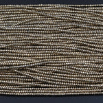 Titanium Pyrite Faceted 3mm x 2mm Rondelle beads Tiny Small Micro Faceted Rondelle Diamond Micro Cut Sparkling Natural Gemstone 16" Strand