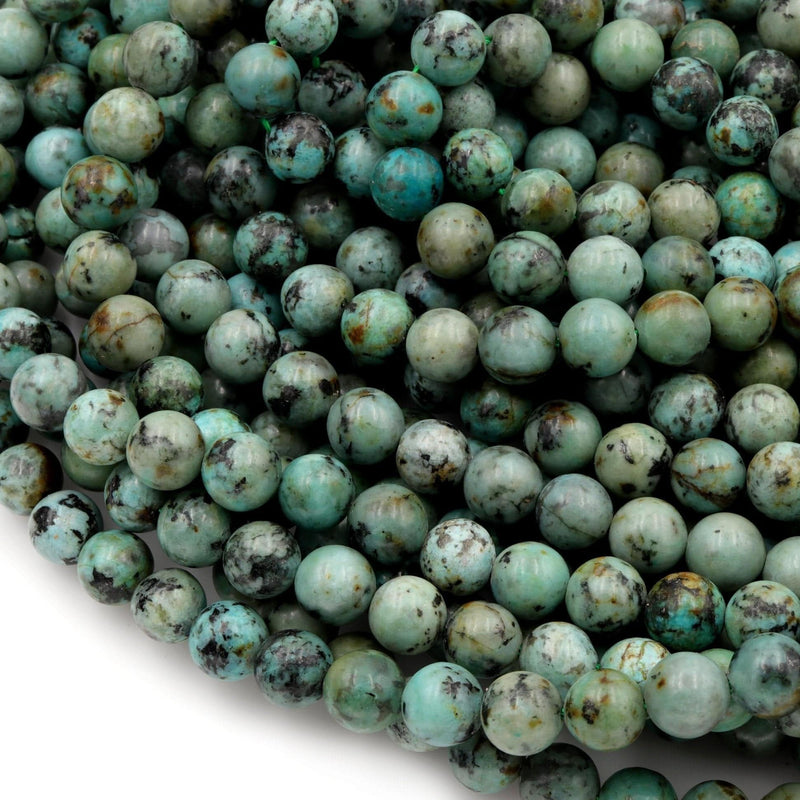 Natural African Turquoise Heishi Beads 4mm 6mm 15.5 Strand – Intrinsic  Trading
