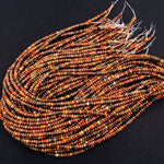 Red Creek Jasper Rondelle Beads 4mm 5mm Red Green Yellow Brown Natural Cherry Creek Multi Color Multicolor Picasso Jasper 16" Strand