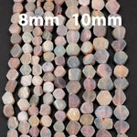 Natural Ruby Beads Corundum Beads Real Genuine Gemstones Raw Rough Multi Color Hexagon Flat Slice Nugget Hand Cut Organic Cut 16" Strand