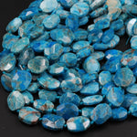 Natural Blue Apatite Faceted Rectangle Cushion Pillow Slice Puffy Nugget Beads Teal Blue Gemstone Designer Beads Unique Gem Cut 16" Strand