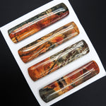 Undrilled Natural Red Creek Jasper Pendant Cabochon Set Rectangle Cab Pendant Bead Picasso Jasper Cherry Creek Jasper Pendant Set C103
