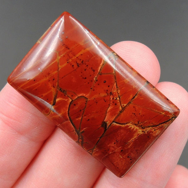 Red Creek Jasper Cherry Creek Jasper Multicolor Picasso Jasper Undrilled Rectangle Natural Stone Cabochon Cab C283