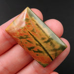 Red Creek Jasper Cherry Creek Jasper Multicolor Picasso Jasper Undrilled Rectangle Natural Stone Cabochon Cab C287