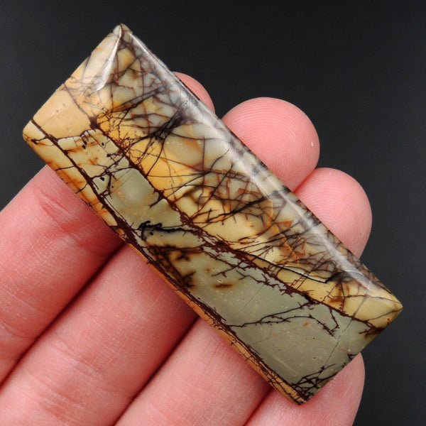 Red Creek Jasper Cherry Creek Jasper Multicolor Picasso Jasper Undrilled Rectangle Natural Stone Cabochon Cab C242