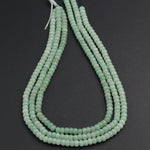 Natural Green Aventurine Beads Thick Rondelle 6mm 8mm Natural Green Gemstone 16" Strand