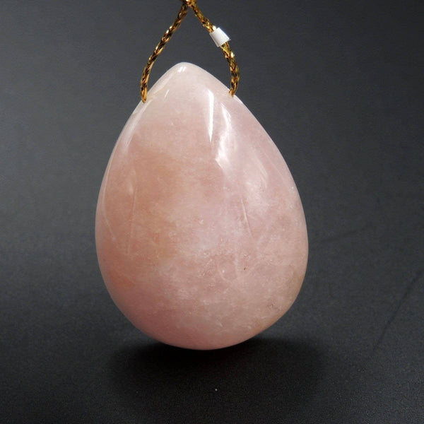 Natural Morganite Pendant Pink Beryl Aquamarine Pendant Drilled Teardrop Pendant P1231