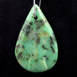 Natural African Green Chrysoprase Pendant Teardrop Shape Drilled Bead Pendant Sale