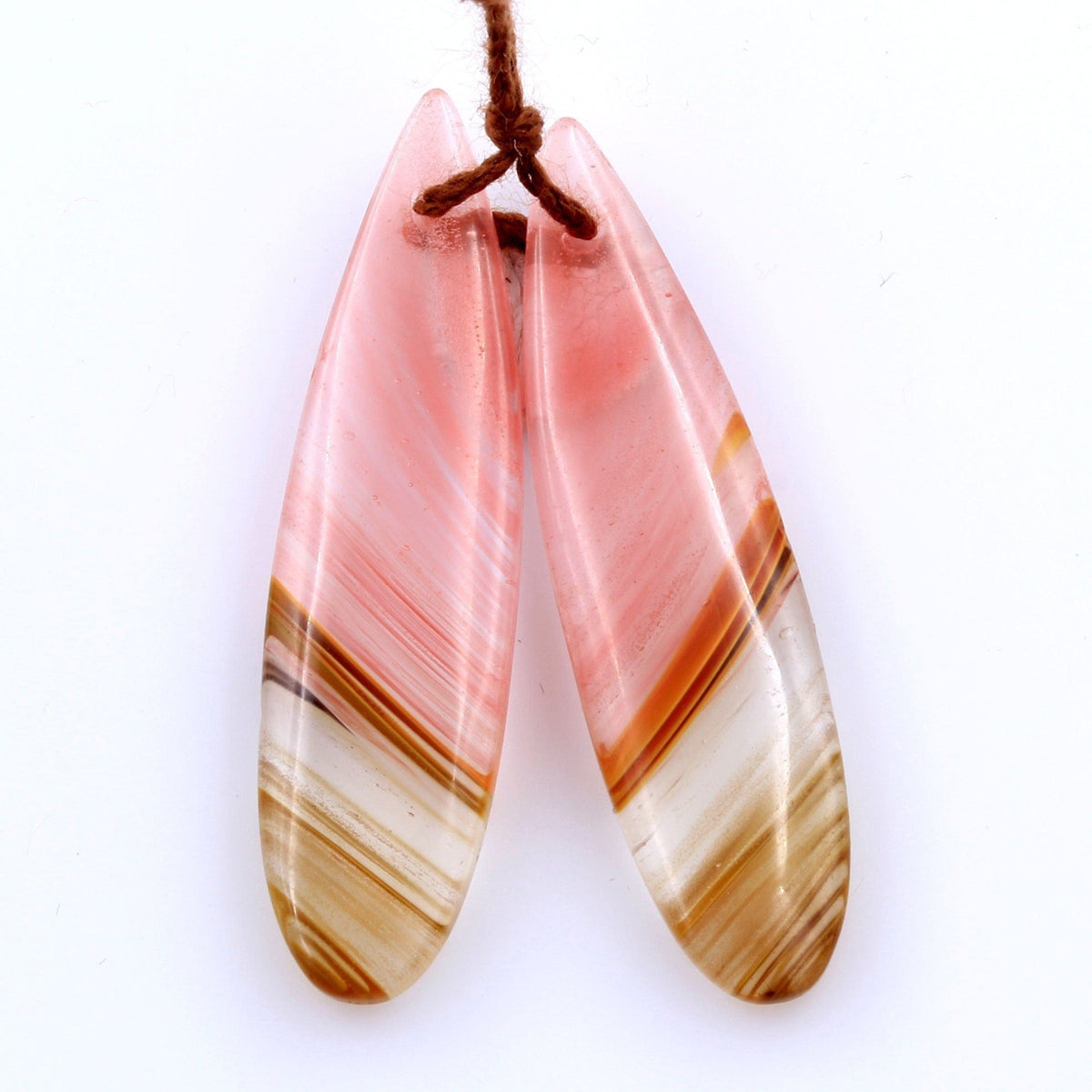 Juicy Strawberry Quartz Aka Cherry Quartz Earring Teardrop