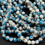 AAA Rare K2 Beads 4mm 6mm 8mm 10mm Round Beads Superior Quality Real Genuine K2 Beads from Pakistan Afghanistan 16" Strand