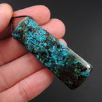 Parrot Wing Chrysocolla Pendant Sill Drilled Natural Chrysocolla Stone From Mexico Trapezoid Pendant Bead One of a Kind Pendant P1439