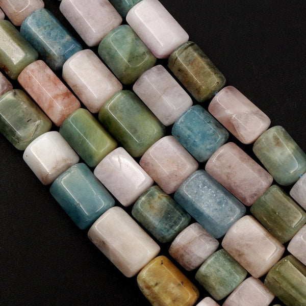 Faceted Natural Agate Barrel Drum Cylinder Beads 12mm 14mm Polished Hi –  Intrinsic Trading