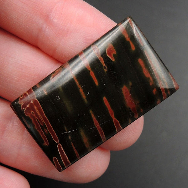Red Creek Jasper Cherry Creek Jasper Multicolor Picasso Jasper Undrilled Rectangle Natural Stone Cabochon Cab C286