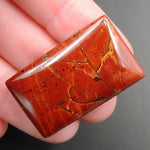 Red Creek Jasper Cherry Creek Jasper Multicolor Picasso Jasper Undrilled Rectangle Natural Stone Cabochon Cab C283