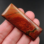 Red Creek Jasper Cherry Creek Jasper Multicolor Picasso Jasper Undrilled Rectangle Natural Stone Cabochon Cab C251