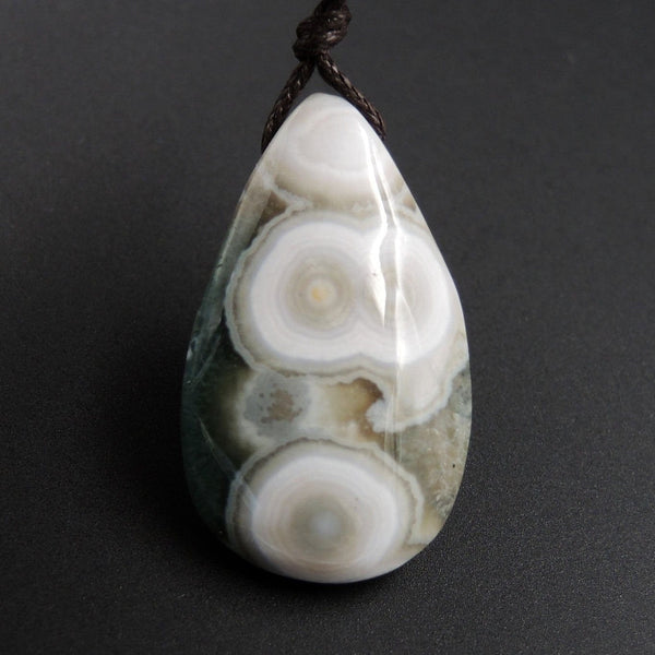 Ocean Jasper Pendant Natural Ocean Jasper Pendant Pink Orange White Grey Beige Black Side Drilled Pendant P1377