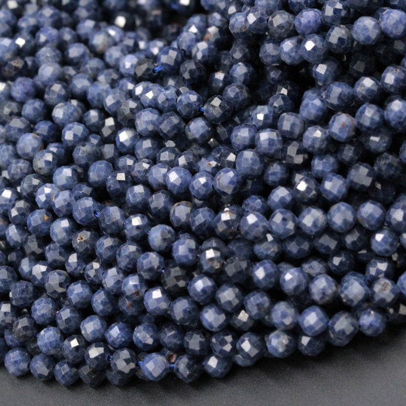 Light Sapphire Round Glass Beads, 4mm by Bead Landing™