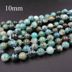 Natural Chrysocolla 10mm Round Beads 12mm Polished Round Beads 16" Strand