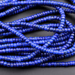 Natural Lapis Heishi Beads 7mm Rondelle Superior AAA Quality Stunning Genuine Blue Lapis Gemstone 15.5" Strand