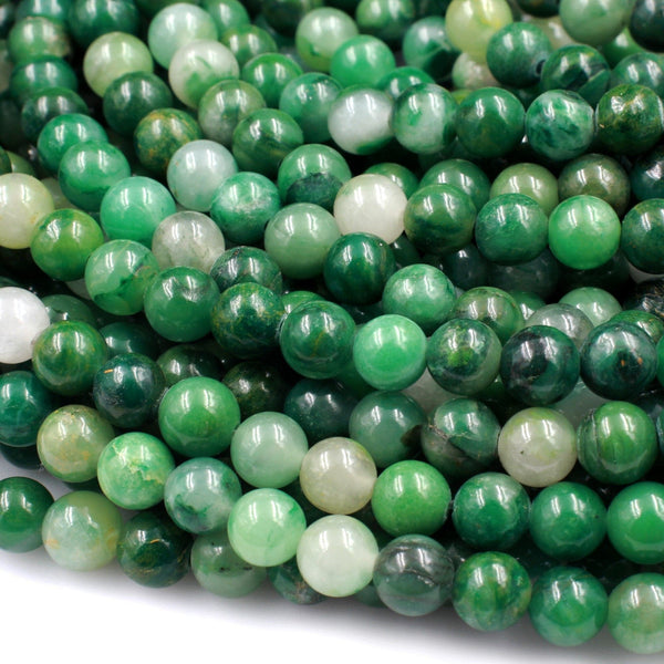 JOE FOREMAN Nephrite Huashow Jade Beads for Jewelry Making Natural Gemstone  Semi Precious 4x6mm Rondelle 15