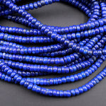 Natural Lapis Heishi Beads 7mm Rondelle Superior AAA Quality Stunning Genuine Blue Lapis Gemstone 15.5" Strand