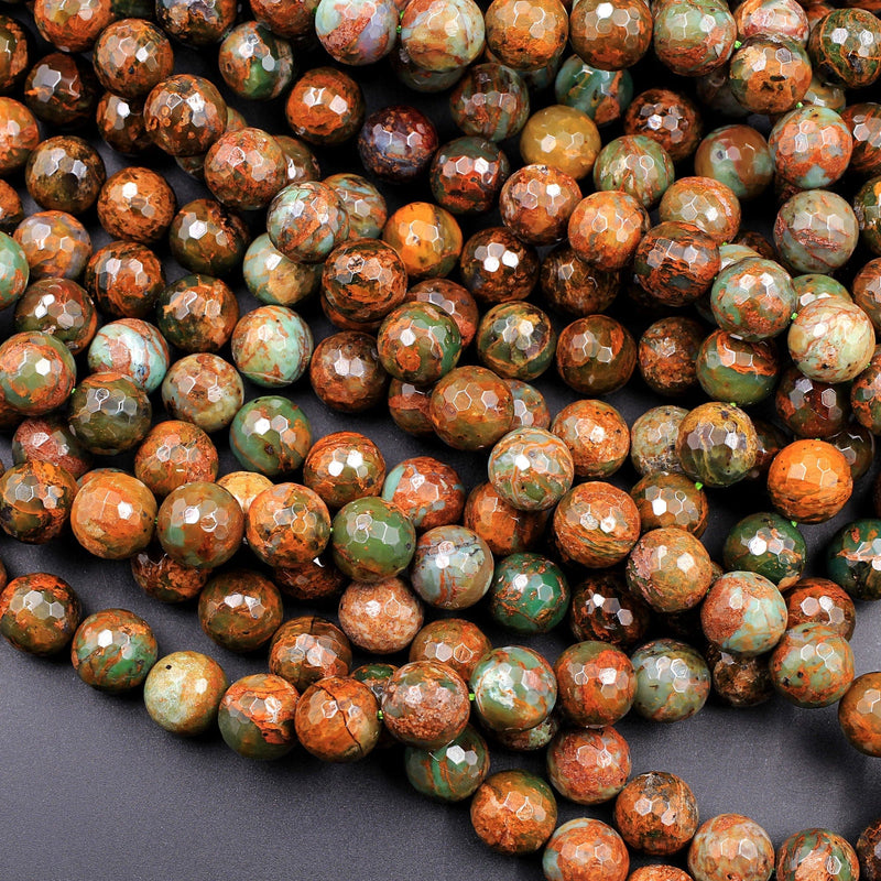 Natural Moss Green Opal Faceted Gemstone Grade AAA, Opal Beads, Opal  Gemstone, Faceted Gemstone, 6mm, 8mm, 10mm, 12mm, 14mm, GRN162 -  BeadsCreation4u