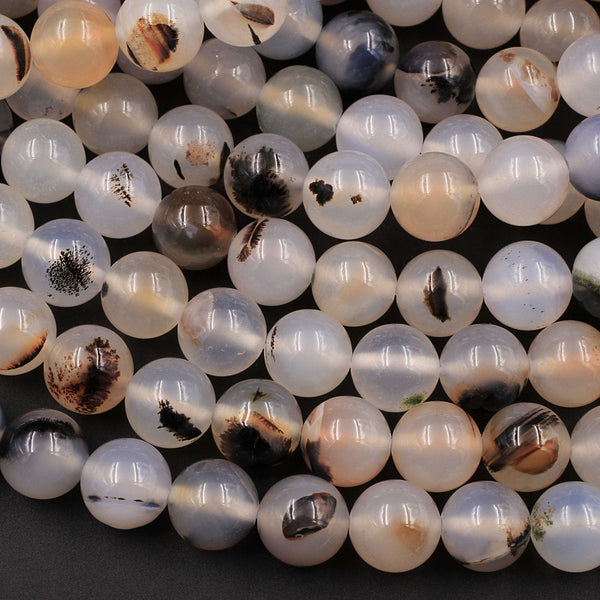Montana Moss Agate 27-32mm round disc beads (ETB01004) - SparkleLittle