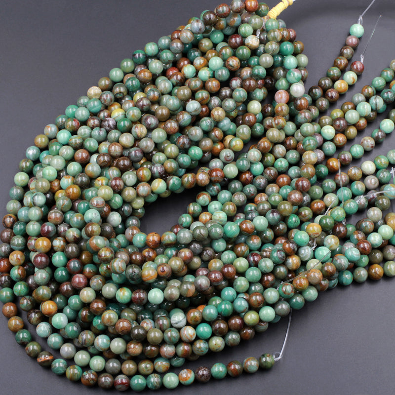 Green Jasper Square Tube Beads, DIY Gemstone Beads - Dearbeads