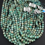 Real Genuine 100% Natural Emerald 4mm 6mm 8mm 10mm Round Beads Green Emerald From Columbia Gemstone May Birthstone 16" Strand