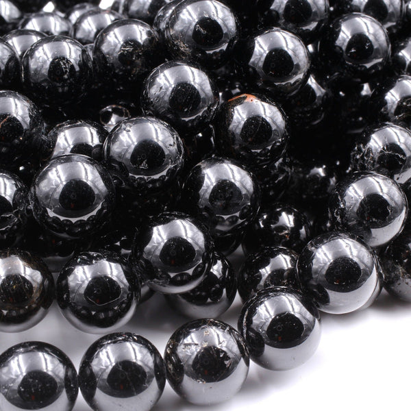 AAA Genuine Natural Black Spinel Micro Faceted Round Beads 2mm 3mm 4mm  5mmDiamond Cut Gemstone 15.5