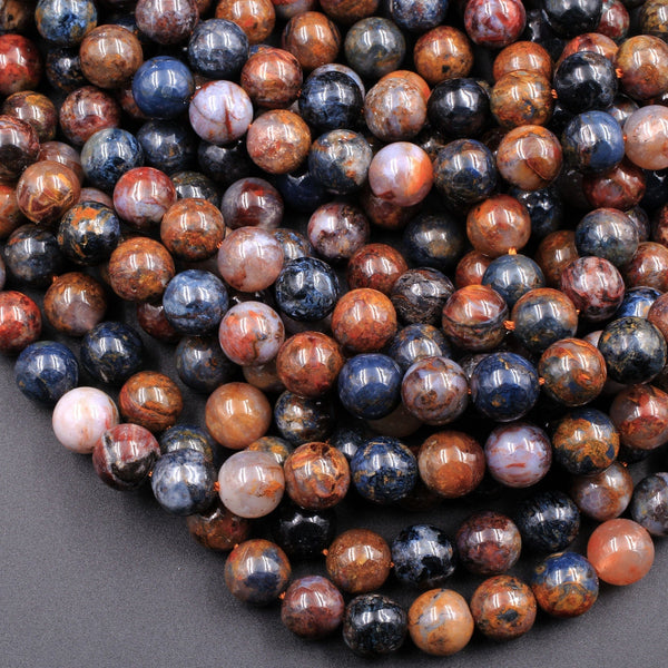 Natural Pietersite 4mm 6mm 8mm 10mm 12mm 14mm 16mm 18mm Round Beads