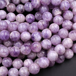 Natural Amethyst 12mm Round Beads Soft Violet Purple Gemstone 16" Strand