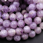 Natural Amethyst 12mm Round Beads Soft Violet Purple Gemstone 16" Strand