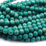 Rare! Banded Russian Amazonite 4mm 6mm 8mm 10mm Round Beads 15.5" Strand